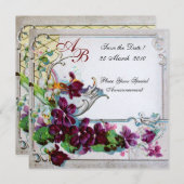 ロマンチカ4 モノグラム 招待状 (正面/裏面)