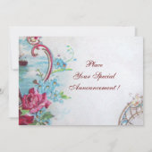 ロマンチカ モノグラム 招待状 (裏面)