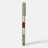 ロマンチカ/ローズ ; 青い花と鳥, 白 Case-Mate iPhoneケース (裏面 / 右)