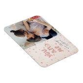 ロマンチックあなたと私バレンタインデーの写真ホリデー マグネット (右側)