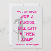 ロマンチックいけなミニマルなバレンタインデーのカード シーズンカード (正面)