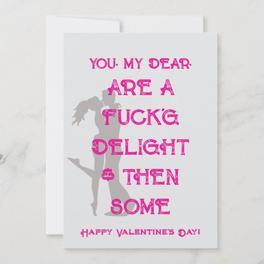 ロマンチックいけなミニマルなバレンタインデーのカード シーズンカード (正面)