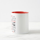 ロマンチックおもしろいなテレビカップル マグ (中央)