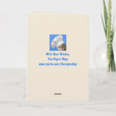 ロマンチックおもしろいなヤギのバレンタインデー シーズンカード (裏面)