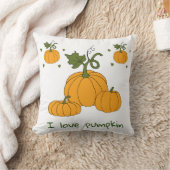 ロマンチックかわいいオレンジカボチャの収穫 クッション (ブランケット)