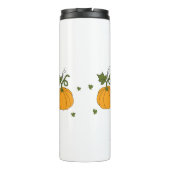 ロマンチックかわいいオレンジカボチャの収穫 タンブラー (裏面)