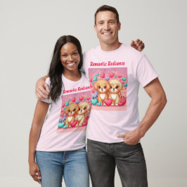 ロマンチックかわいい子犬たち:バレンタインスペシャル Tシャツ