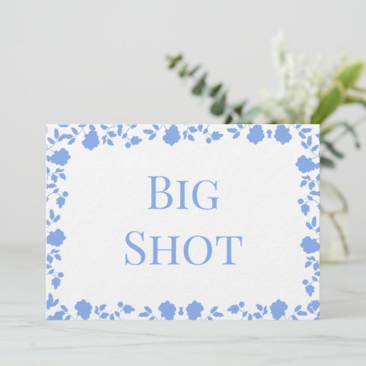 ロマンチックかわいらしなソフトソングネームテーブルカード 招待状 (スタンド正面)