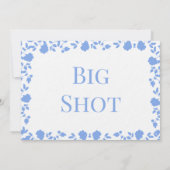 ロマンチックかわいらしなソフトソングネームテーブルカード 招待状 (裏面)