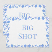 ロマンチックかわいらしなソフトソングネームテーブルカード 招待状 (正面/裏面)