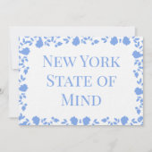 ロマンチックかわいらしなソフトソングネームテーブルカード 招待状 (正面)