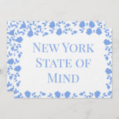 ロマンチックかわいらしなソフトソングネームテーブルカード 招待状 (正面/裏面)