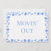 ロマンチックかわいらしなソフトソングネームテーブルカード 招待状 (裏面)