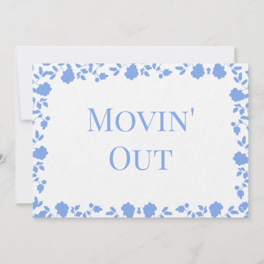 ロマンチックかわいらしなソフトソングネームテーブルカード 招待状 (裏面)