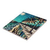 ロマンチックかわいらしな沿岸芸術 タイル (側面)