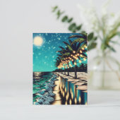 ロマンチックかわいらしな沿岸芸術 ポストカード (スタンド正面)