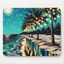 ロマンチックかわいらしな沿岸芸術 マウスパッド