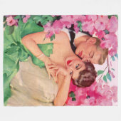 ロマンチックじゃない フリースブランケット (正面(横))