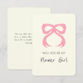 ロマンチックでおしゃれなピンクの花飾り ウェディング プラン ご提案カード 招待状 (正面/裏面)