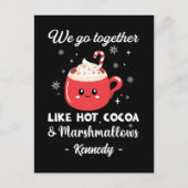 ロマンチックでおもしろいクリスマス ポストカード (正面)