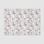 ロマンチックでかわいい白い花の木のウェディング 薄葉紙 (正面)