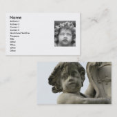 ロマンチックでイタリアンなルネサンスの天使の名刺 名刺 (正面/裏面)