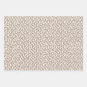 ロマンチックでムーディなプラムパープルの花柄 ウェディングシャワー ラッピングペーパーシート (正面2)