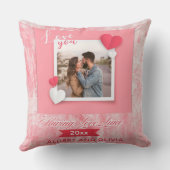 ロマンチックで居心地の良い贈り物 クッション (裏面)