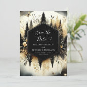 ロマンチックで愛らしい魔法の森のウェディング セーブザデート (スタンド正面)