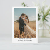 ロマンチックで感情的な文字、写真は日付を保存 セーブザデート (スタンド正面)