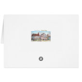 ロマンチックで色彩の鮮やかなバラのエッフェル塔 (裏面横)