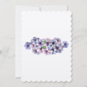 ロマンチックで詩的なパステル薄紫ウォーターカラー サンキューカード (裏面)