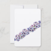 ロマンチックで詩的なパステル薄紫ウォーターカラー 招待状 (裏面)