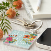 ロマンチックで豪華なX |はあなたの生命開花を可能にしました キーホルダー (正面右)