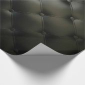 ロマンチックで黒く美しい革 ラッピングペーパー (角)