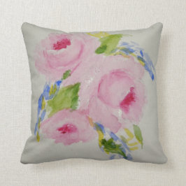 ロマンチックで、フェミニンなバラの枕 クッション