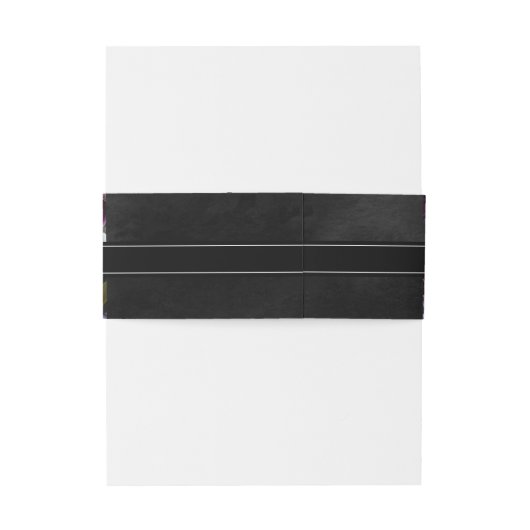 ロマンチックとムーディピンクブーケ招待状ベリーB 招待状ベリーバンド (裏面例)