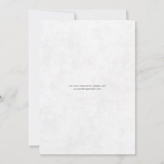 ロマンチックなおもしろいユニーク写真結婚の新聞 セーブザデート (裏面)