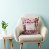 ロマンチックなさくらんぼ結婚ブロッサム クッション (椅子)