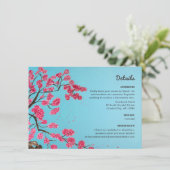 ロマンチックなさくらんぼ花咲き詳細エンクロージャカード エンクロージャーカード (スタンド正面)