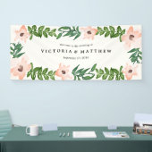 ロマンチックなつる植物エキストラ結婚ラージのバナー 横断幕 (トレードショー)