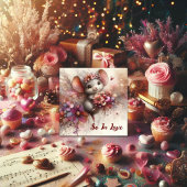 ロマンチックなので愛の水の色のマウスバレンタイン シーズンカード