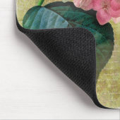 ロマンチックなぼろぼろのシックなアジサイのビクトリアンなスタイル マウスパッド (コーナー)