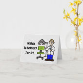 ロマンチックなアイドクターグリーティングカード カード (黄色い花)