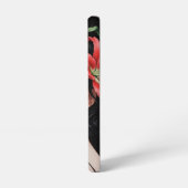 ロマンチックなアニメガールサムスンケース – フローラアート SAMSUNG GALAXYケース (左側面)