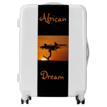 ロマンチックなアフリカの夢の夕日の写真と文字