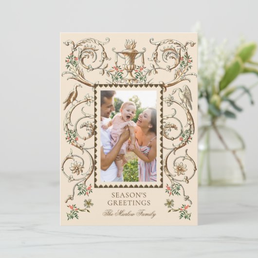 ロマンチックなアンティークリゾートエンベリーシメントフォト シーズンカード (スタンド正面)