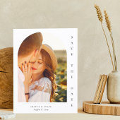  ロマンチックなアーチ エレガントな結婚式 セーブザデート