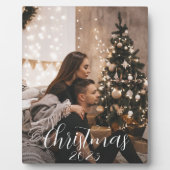 ロマンチックなアーバンカスタムカップルの休日の写真 フォトプラーク (正面)