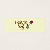 ロマンチックなインターロックハート&レッドローズ (正面)